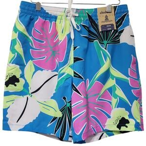NWT Chubbies The Big Swimmers 7" Classic Lined Swim Trunks Men's Size Medium